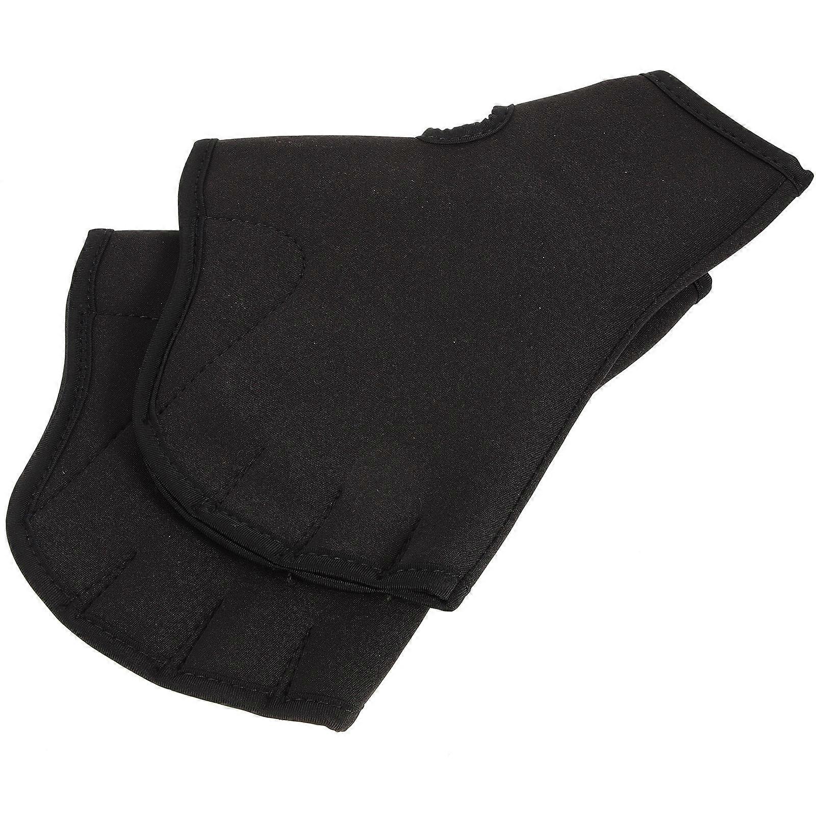 Swim Accessories Diving Swimming Accessory Black 23x17cm Comfortable 1 Pair