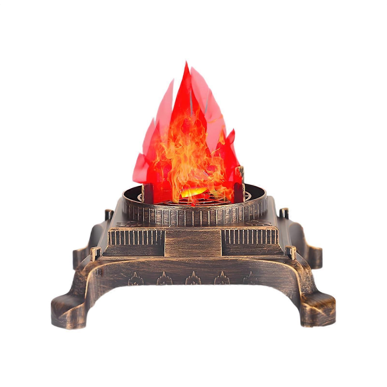 Flame Light Electric Fire Lamp USB Powered, Realistic Flickering, Portable Mood Lighting For Bedroom And Table, 1 Piece