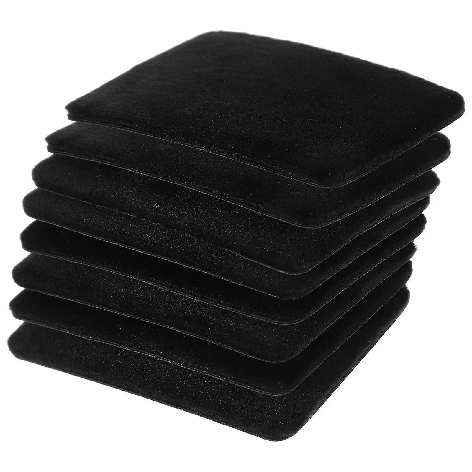 Powder for Setting Powder Makeup Application Square Thin and Lightweight Design Black 6.50X4.50X0.40CM 8Pcs