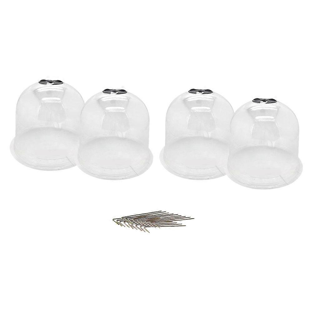 Protective Cover for Plants Made from Durable Plastic in Assorted Colors for Garden Nursery Use 4pcs