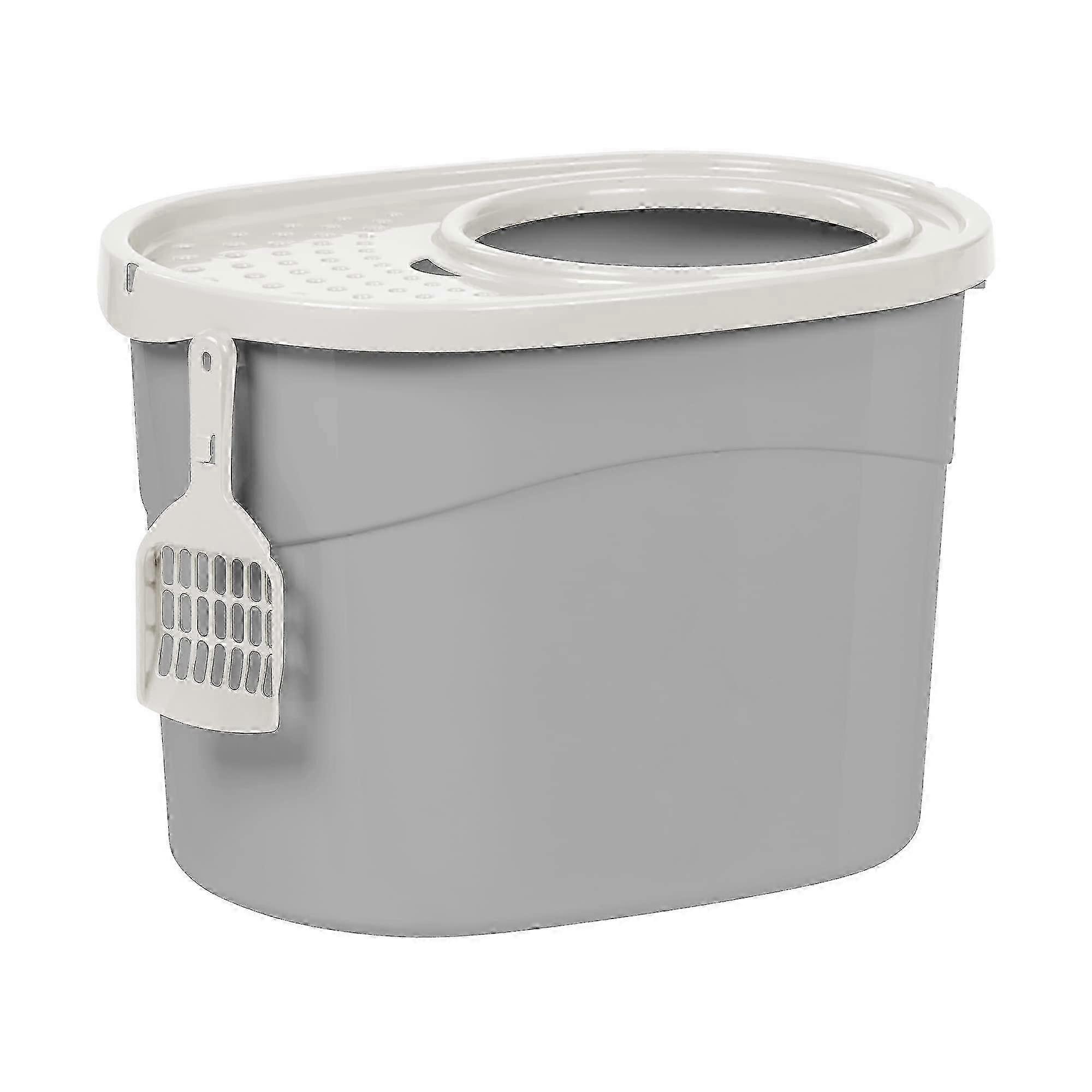 Enclosed Cat Litter Box with Ventilation - Odor Control, Privacy Space for Cats & Easy Clean Design