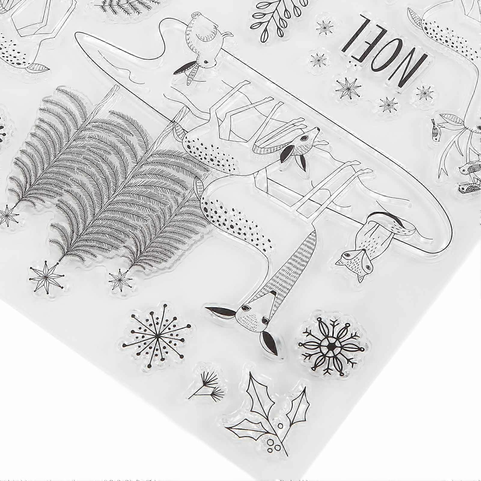 Clear Stamps Clear Imprint Recycle Use Easily Unique Shape Various Styles DIY Transparent Stamps for Album Crafts
