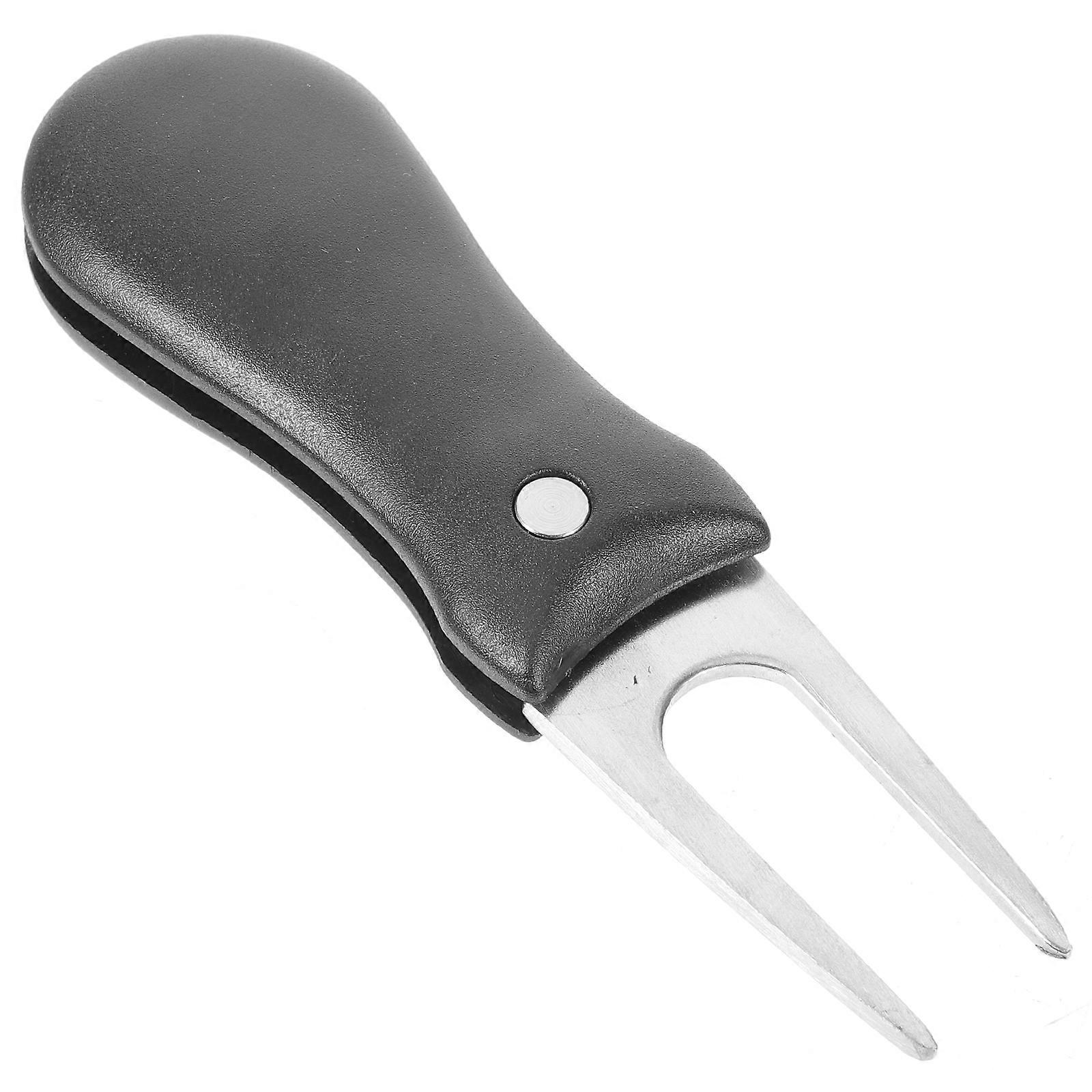 Golfs Turf Repairing Tool Practical Golf Divot Repair Fork Portable Divot Fork for Golfing Training