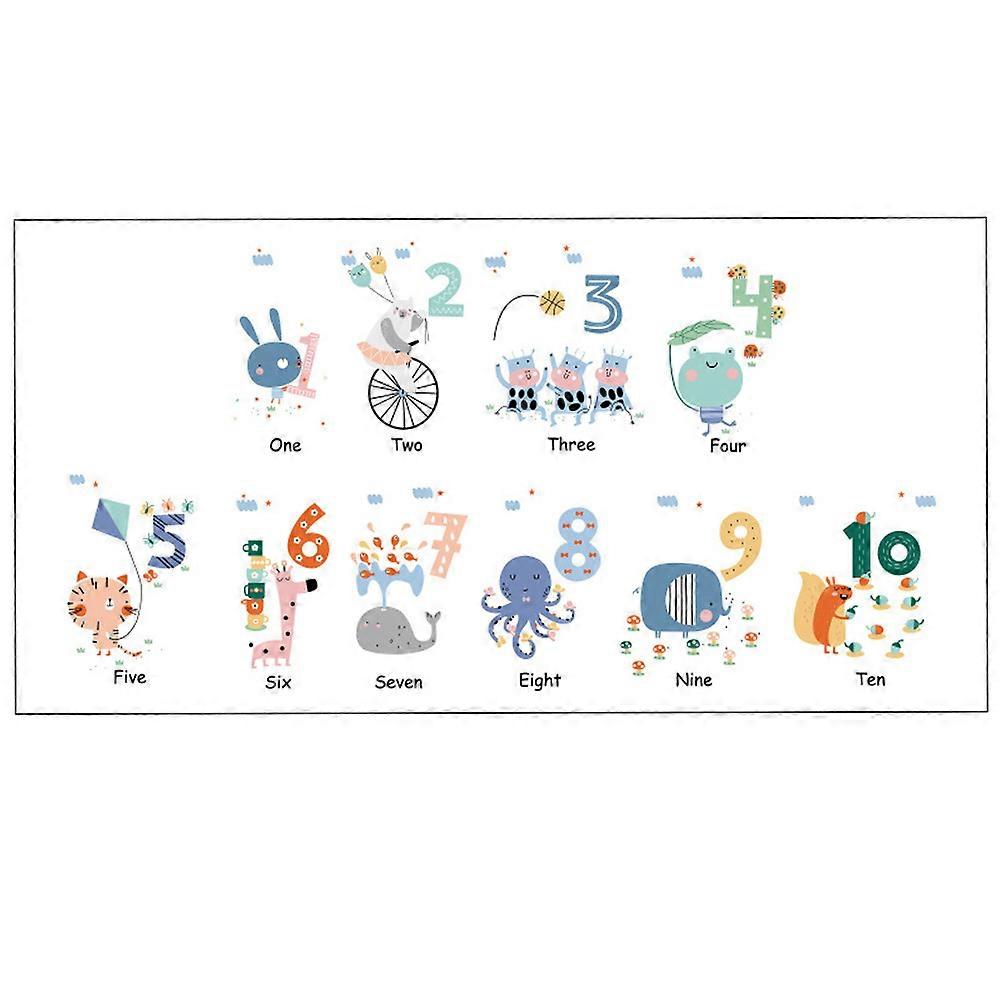 Kindergarten Decoration Cartoon Wall Sticker Multi Colored Removable 1Set