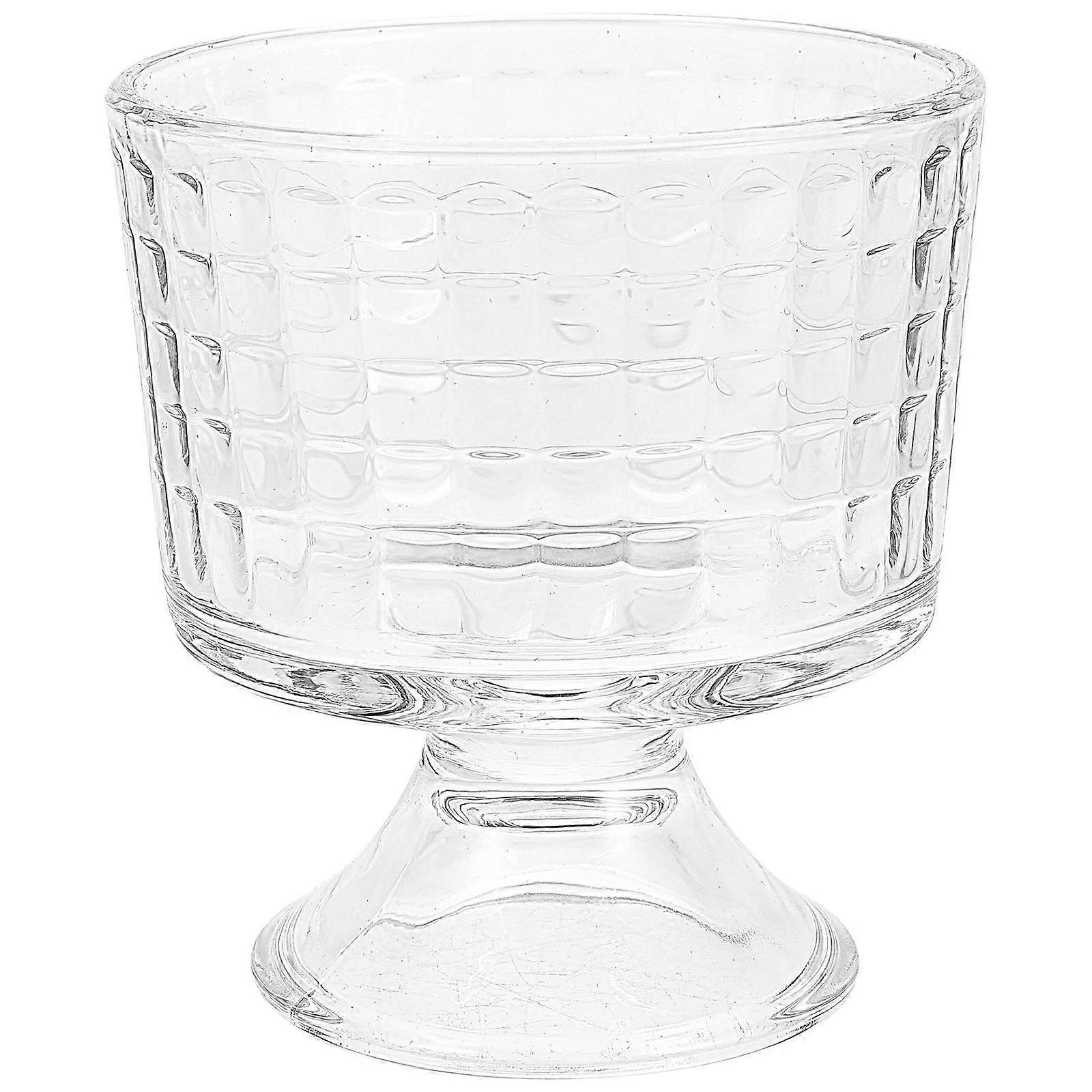 Stylish Transparent Yogurt Cup Multi Function Glass Dessert Accessory for Ice Cream, Pudding & Beverages – Food Grade Safe Material for Home, Office