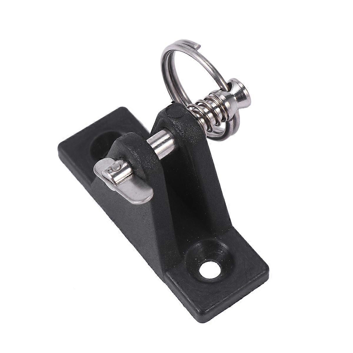 Stainless Steel Black Bracket for Boat Use with High Polished Finish 2 Mounting Screws