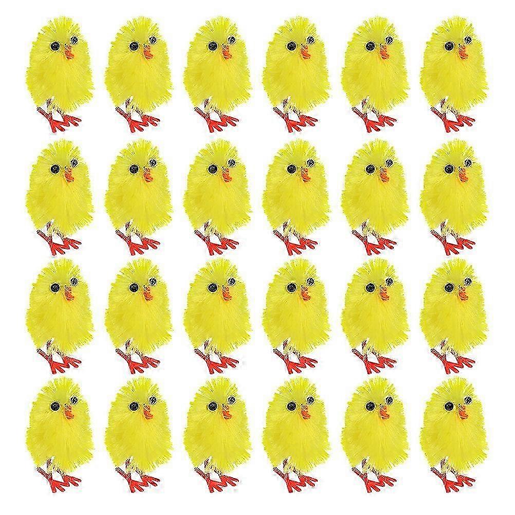 Easter Chicken Toys Mini Easter Chicks For Diy Crafts And Easter 30Pcs