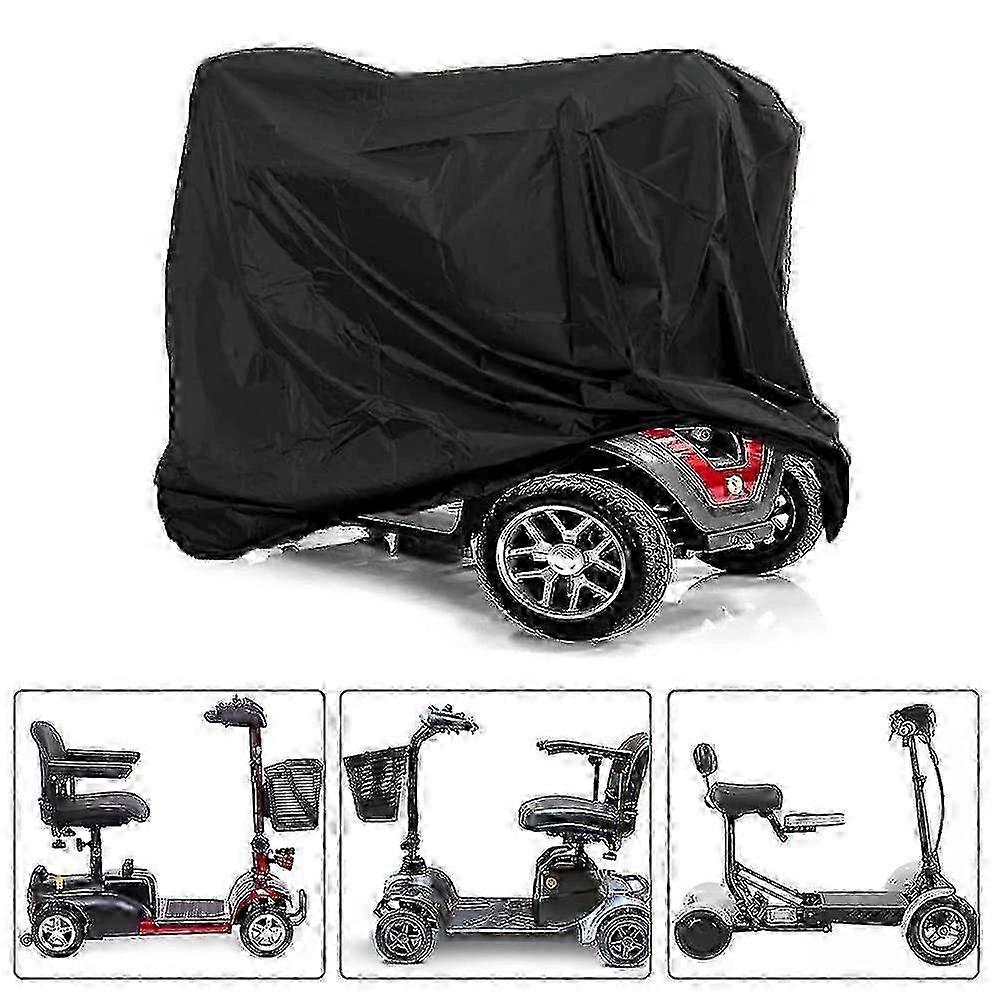 Κάλυμμα σκούτερ κινητικότητας, αδιάβροχο κάλυμμα βροχής για αναπηρικό καροτσάκι, 210D Προστασία καλύμματος οχήματος της Οξφόρδης για σκούτερ κινητικότητας hwy