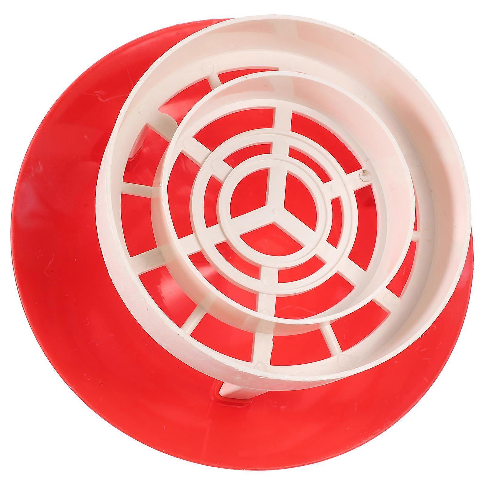Vent Cover For Roof Chimney Rain Cap Outdoor Homeowners Red Conical Shape 1Set