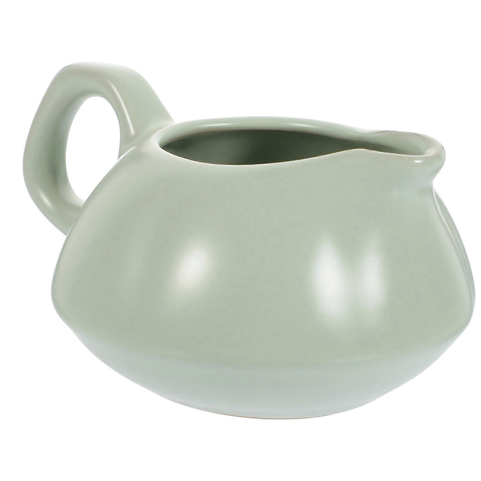 Ceramic Sauce Pitcher Milk Gravy Boat Casual Family Dinner 10.00X5.00X5.00CM Boiling Milk 1Pcs