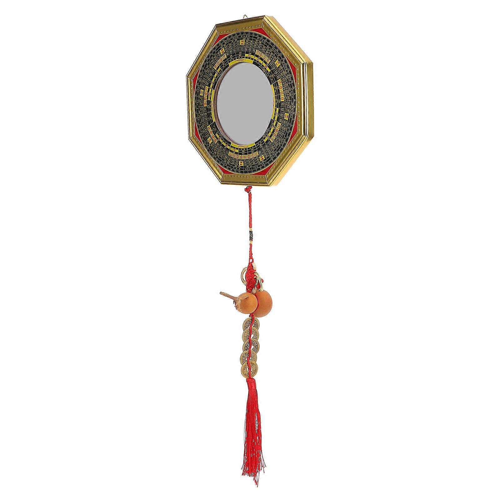 Convex Bagua Mirror Multi Copper Wall Bagua Mirror Decoration for Home Wards Off Bad Luck