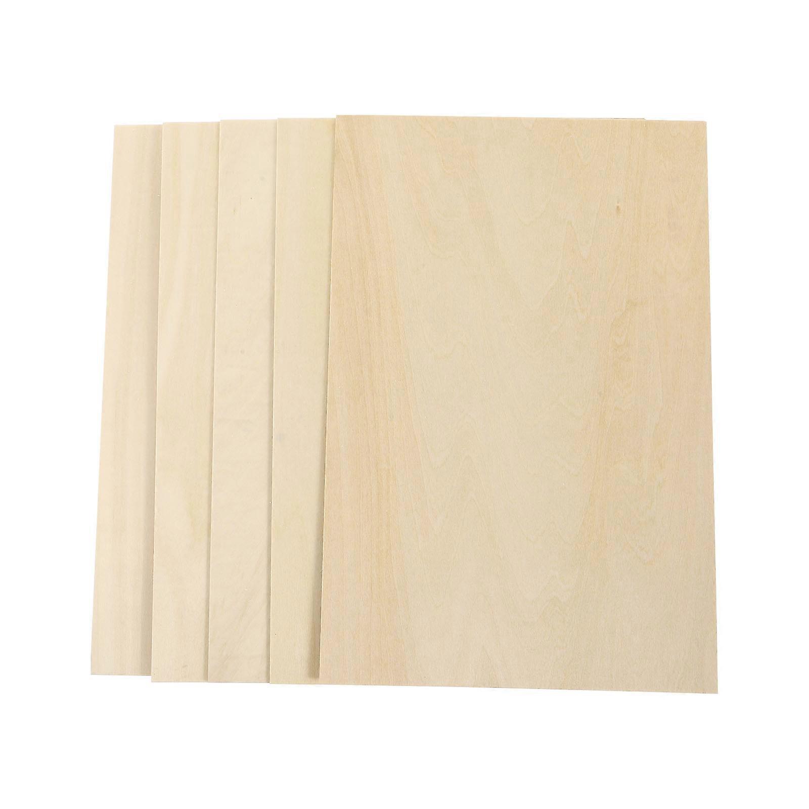 Beige Synthetic Wood Pieces for Drawing Use Safe and Odorless with No Cracking 5Pcs