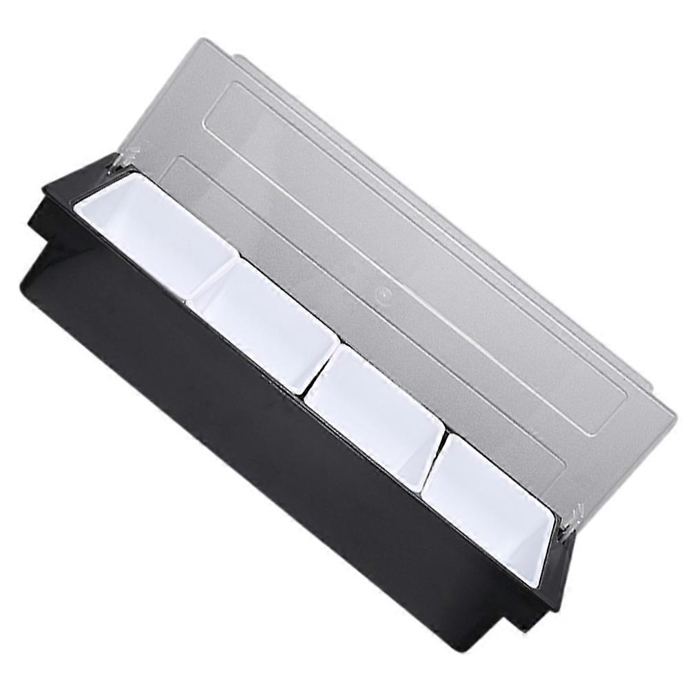 Multi Color Fruit Compartment Box Refrigeration Food Storage 19.7X5.9X3.9in 1 Set