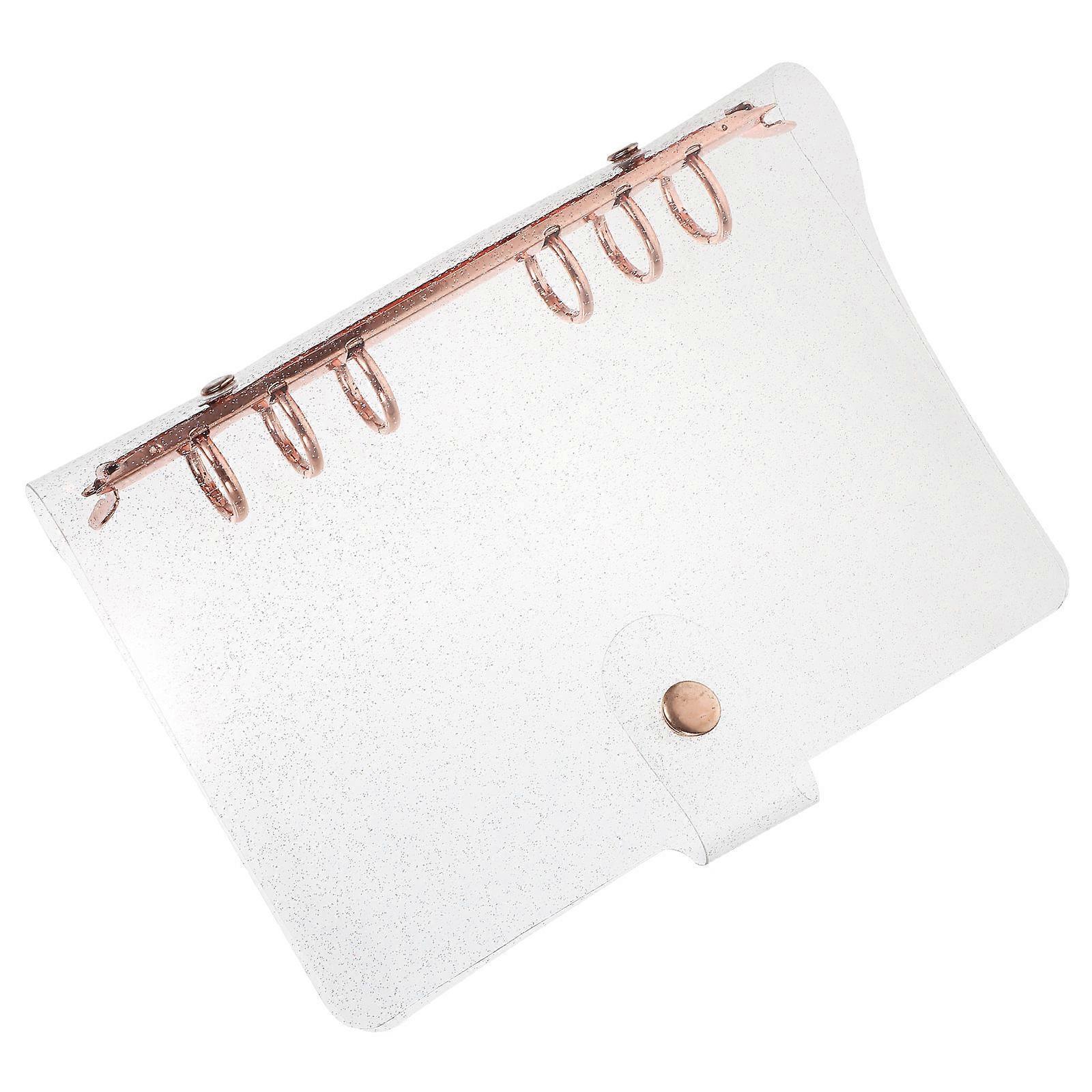 Transparent Pvc Binder Cover Notebook Cover Binder Dustproof A5 2Pack