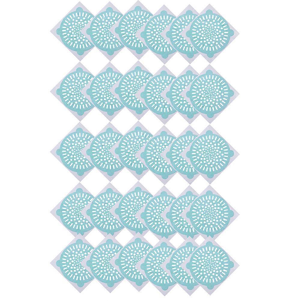 30pcs Bathroom Drain Stickers Anti Blocking Hair Filters for Sink Drain Catcher