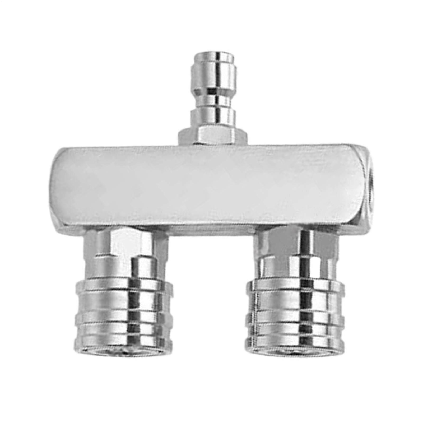 2 in 1 Power Wash Nozzle with Dual Head Adapter for Motorcycle Cleaning, Alloy Body, Efficient Power Washing Solution