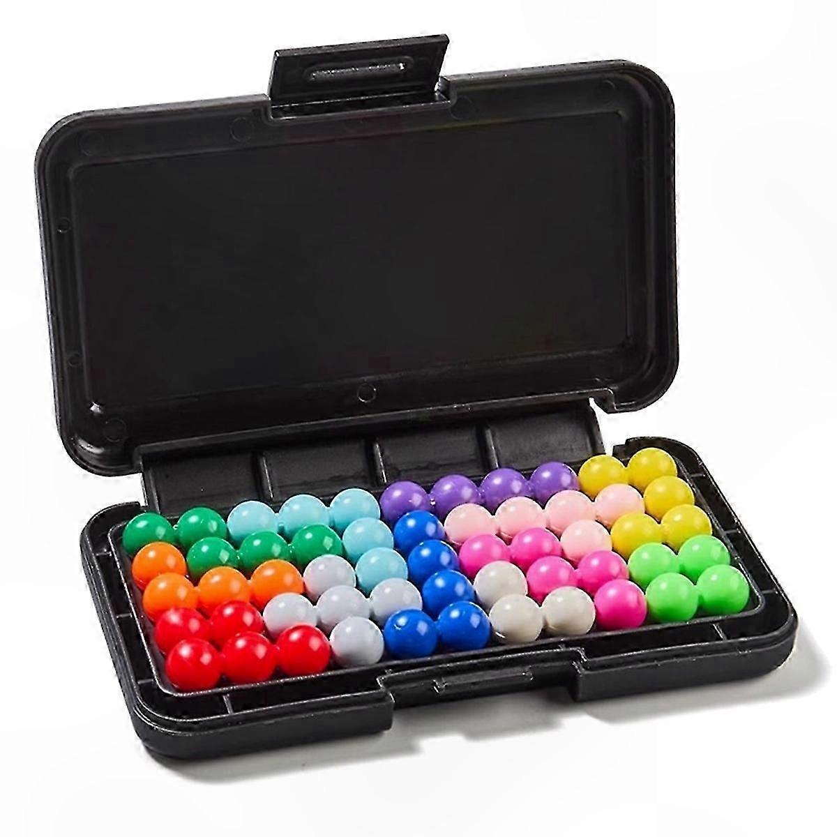 3D Pyramid Puzzle Board Game with 200 Challenges for Logical Thinking and IQ Development Plate