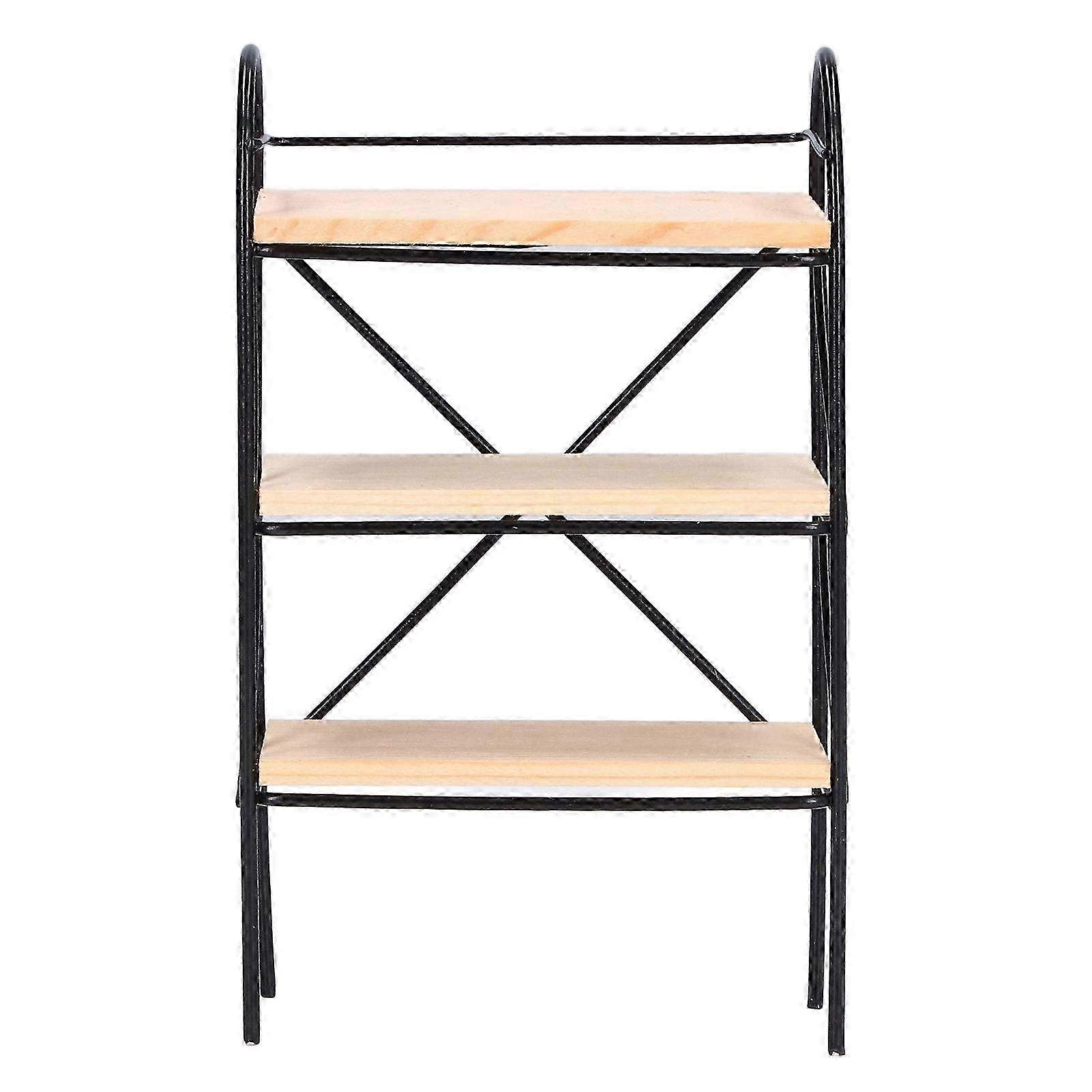 1:12 Scale Miniature Dollhouse Bookshelf Display Shelf - Perfect for Living Room & Study Room D��cor Collectibles