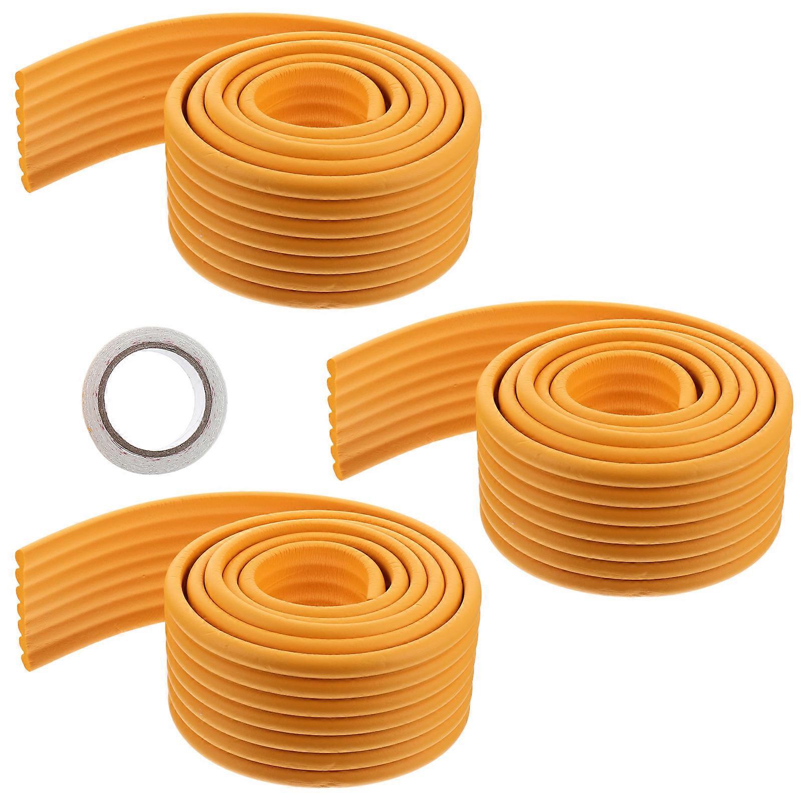 W Shape Corner Guards 3 Rolls For Safety Bumper Protecting Seniors Home Use 8X200CM