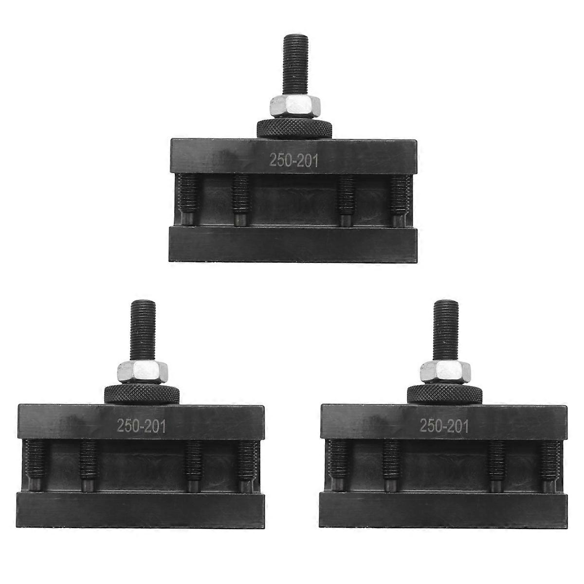 3pcs 10-15Inch Bxa Quick Change Cnc Lathe Tool Post 1 Turning Facing Holder 250-201 Holder for Lathe