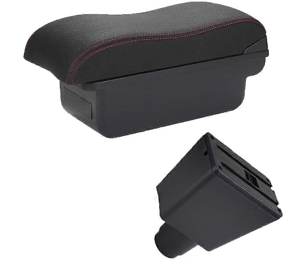 Auto armrest for Renault Logan 2 Sandero 2, car armrest center console, NoUSBC/Redline NoUSB C/Redline