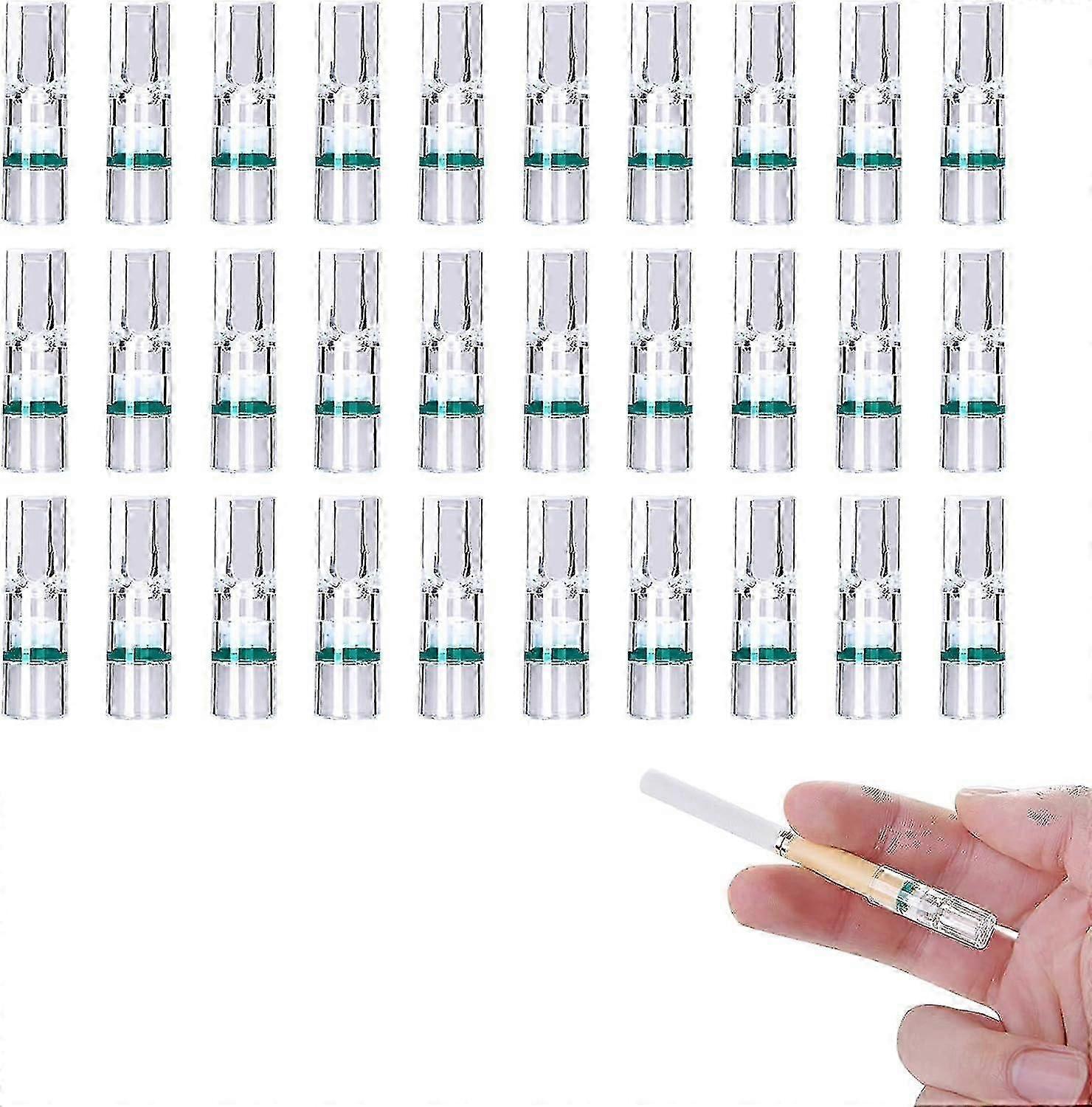 200 Pack Disposable Cigarette Filters Multi-Filtering to Reduce Tar and Smoke Stains Suitable for Re