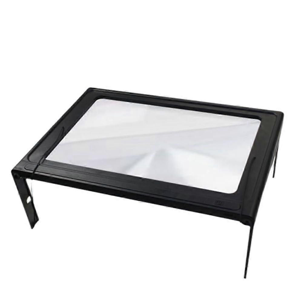 Table reading magnifier with LED lights for seniors. Ideal for reading books. Foldable table reading magnifier with LED lights for seniors.