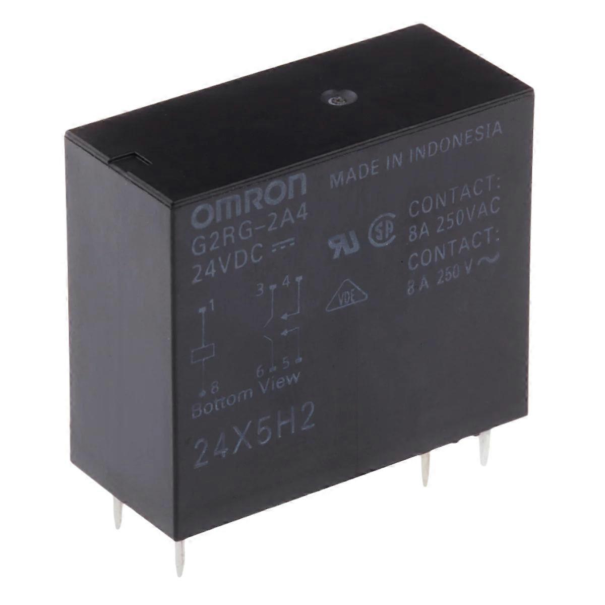 Omron Relay Dpst 24v Dc 8a Pcb Mount G2rg-2a4 Dc24