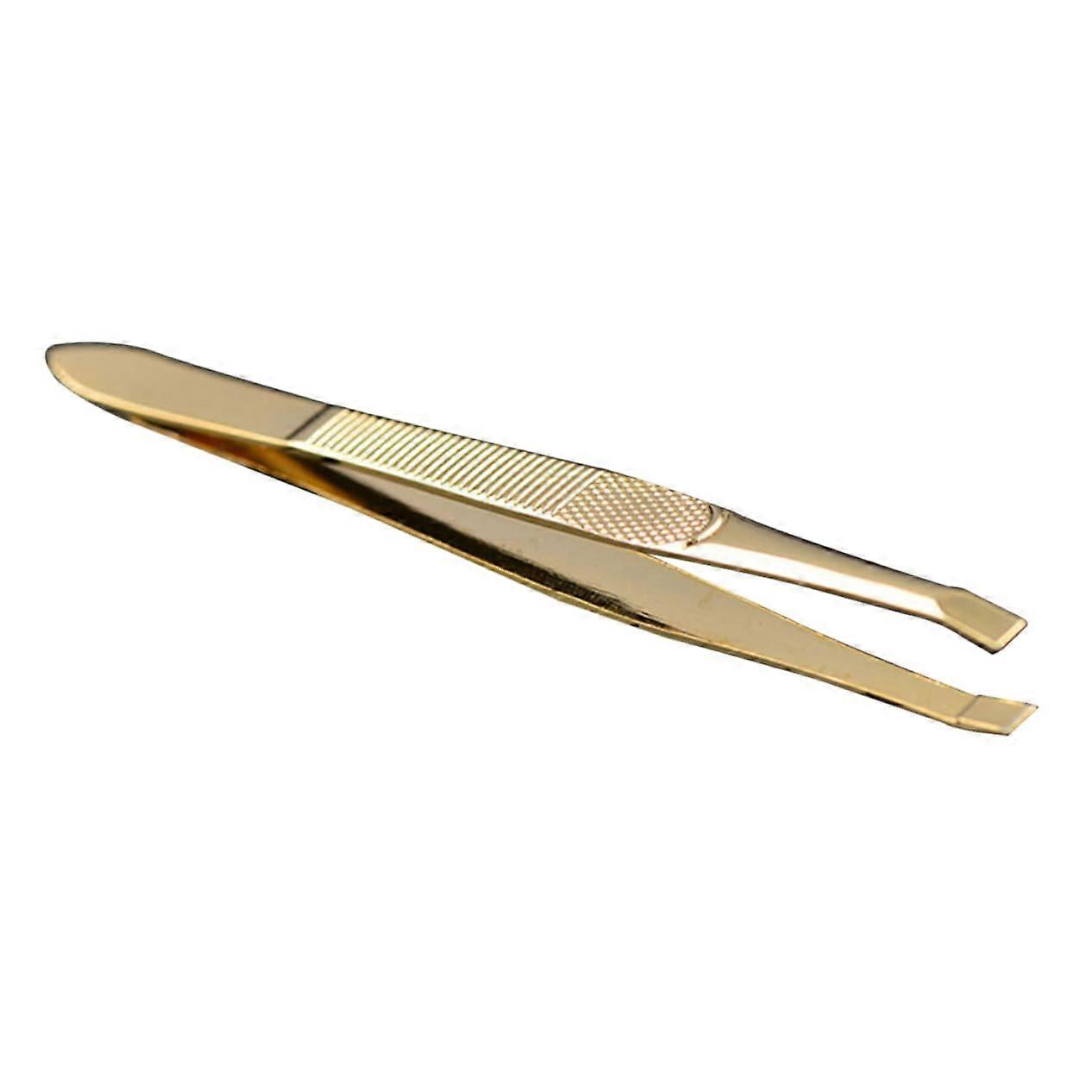 Eyelash Tweezers Golden, Eyelash Extension Tweezers, Eyebrow Tool and Scissors, Clip For Eyelash Extensions, Makeup Tweezers