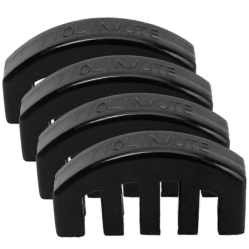 Aile İçin Keman Susturucu 4 Adet Kauçuk Susturucu 5.1X2.5X1.1Cm Ses Sönümleme