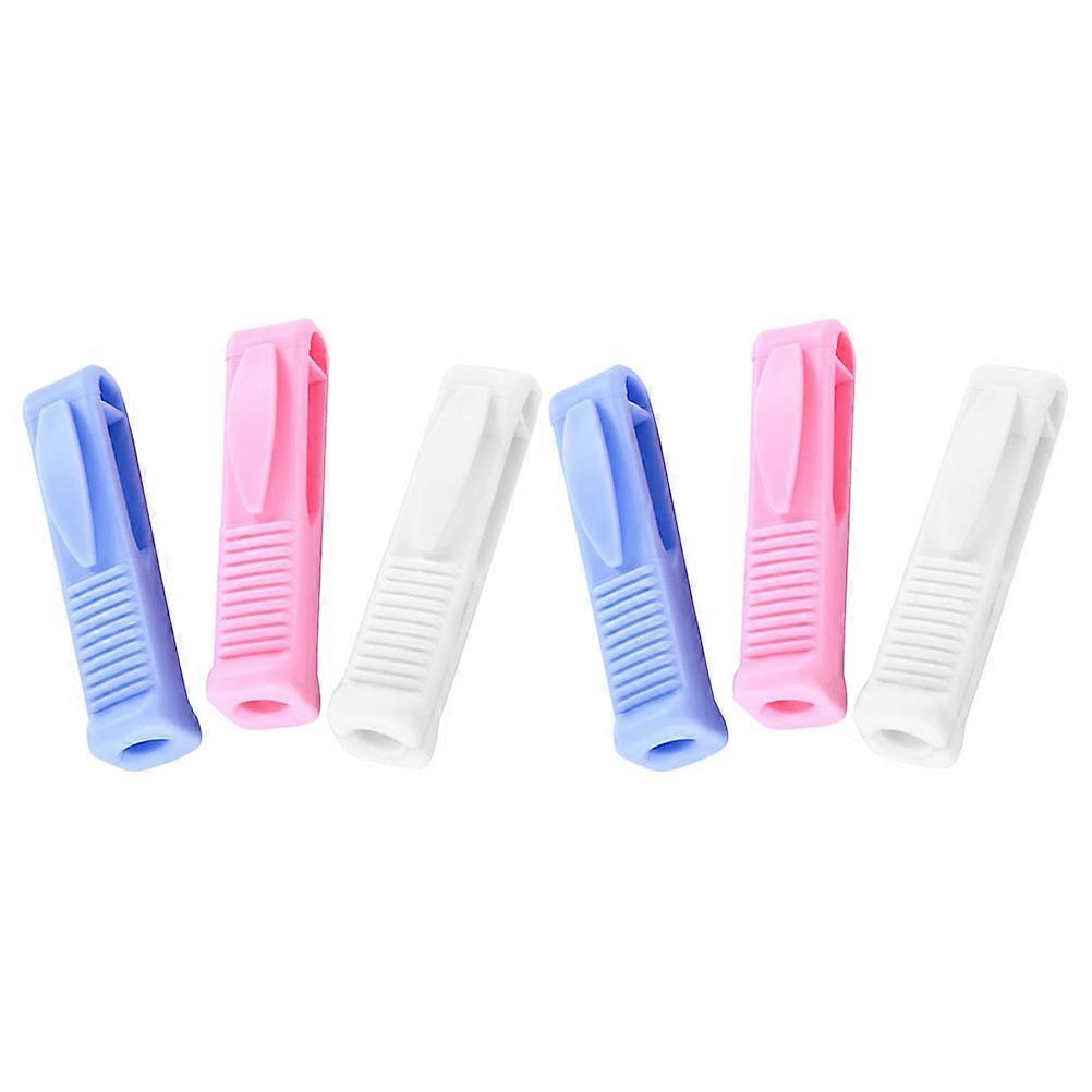 6pcs Medical Glass Vial Breaker for Labor Saving Ampule ABS Material Assorted Color