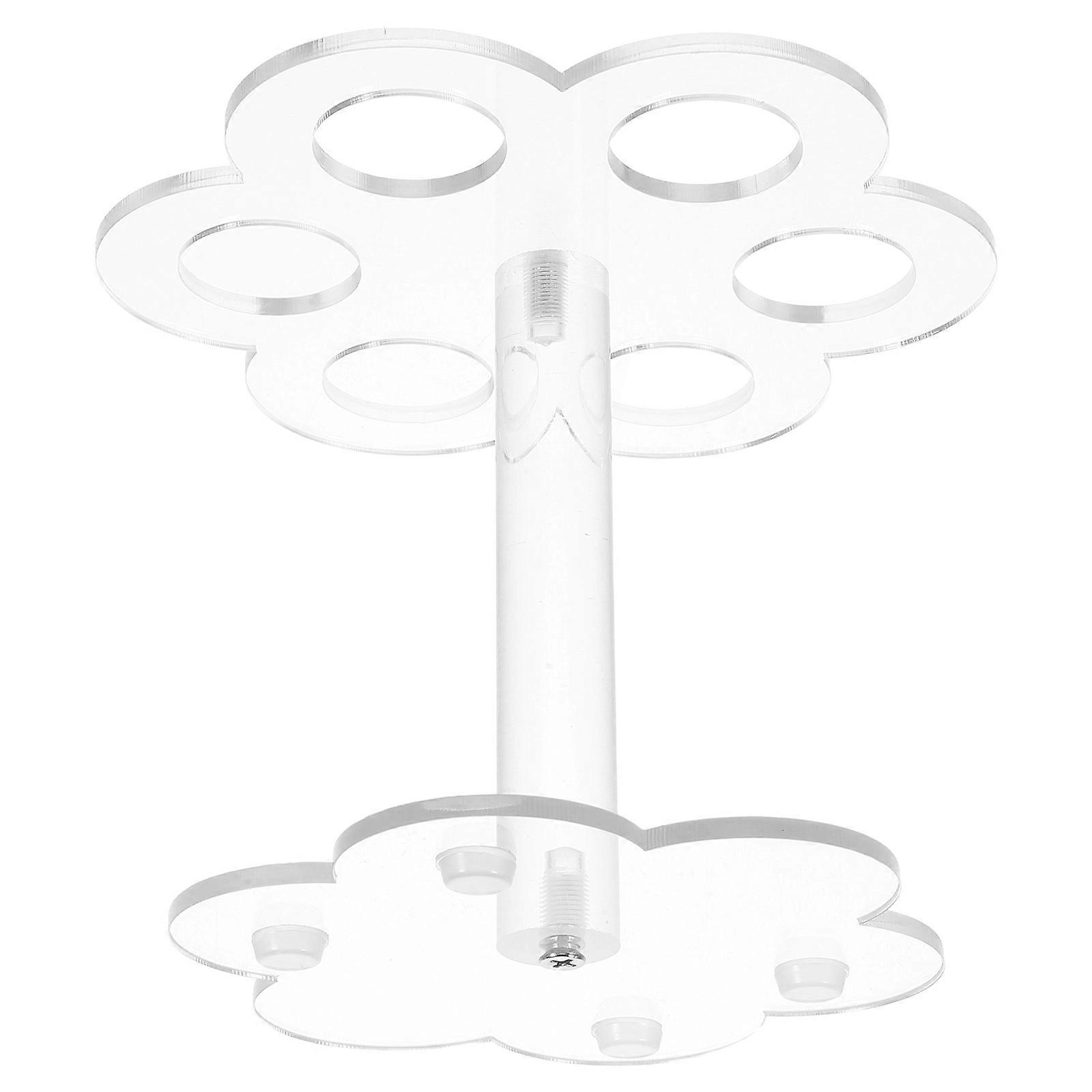 Here's a polished and engaging product description for your **Transparent Acrylic Ice Cream Display Stand Holder**:
**Transparent Acrylic Ice