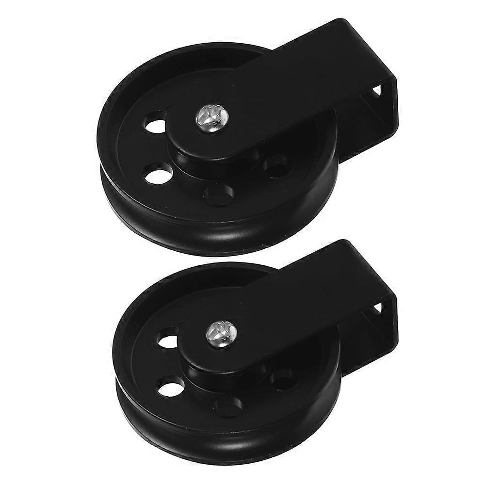 Cable Pulley System For Pendant Lights In Black Color For Kitchen Island And Dining Room With Height Adjustment Feature 2Pcs