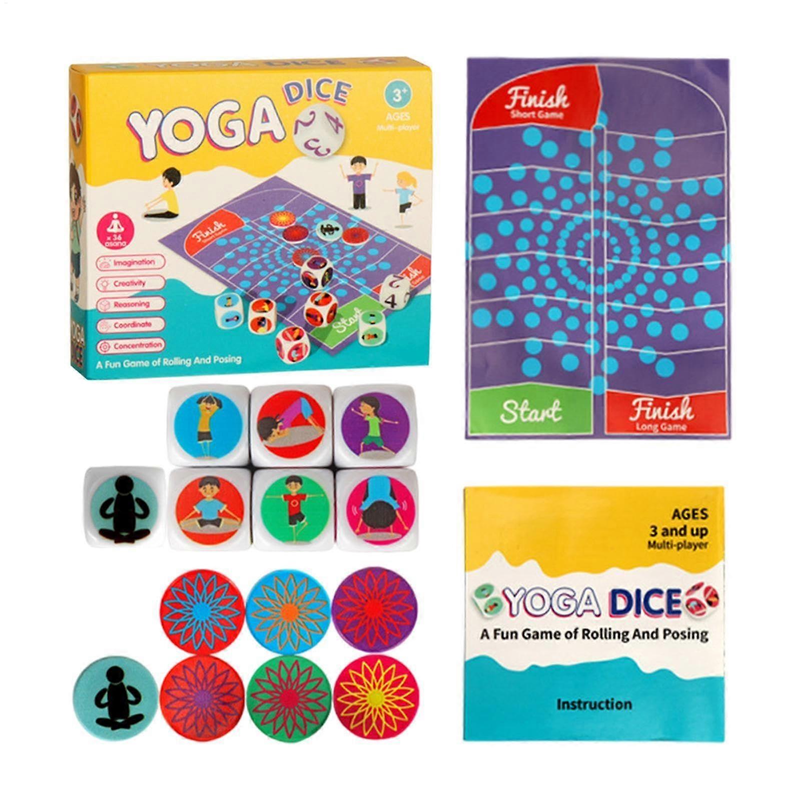 Exercise dice for training, exercise dice for fun – training dice, educational fitness equipment for family, friends, and home.