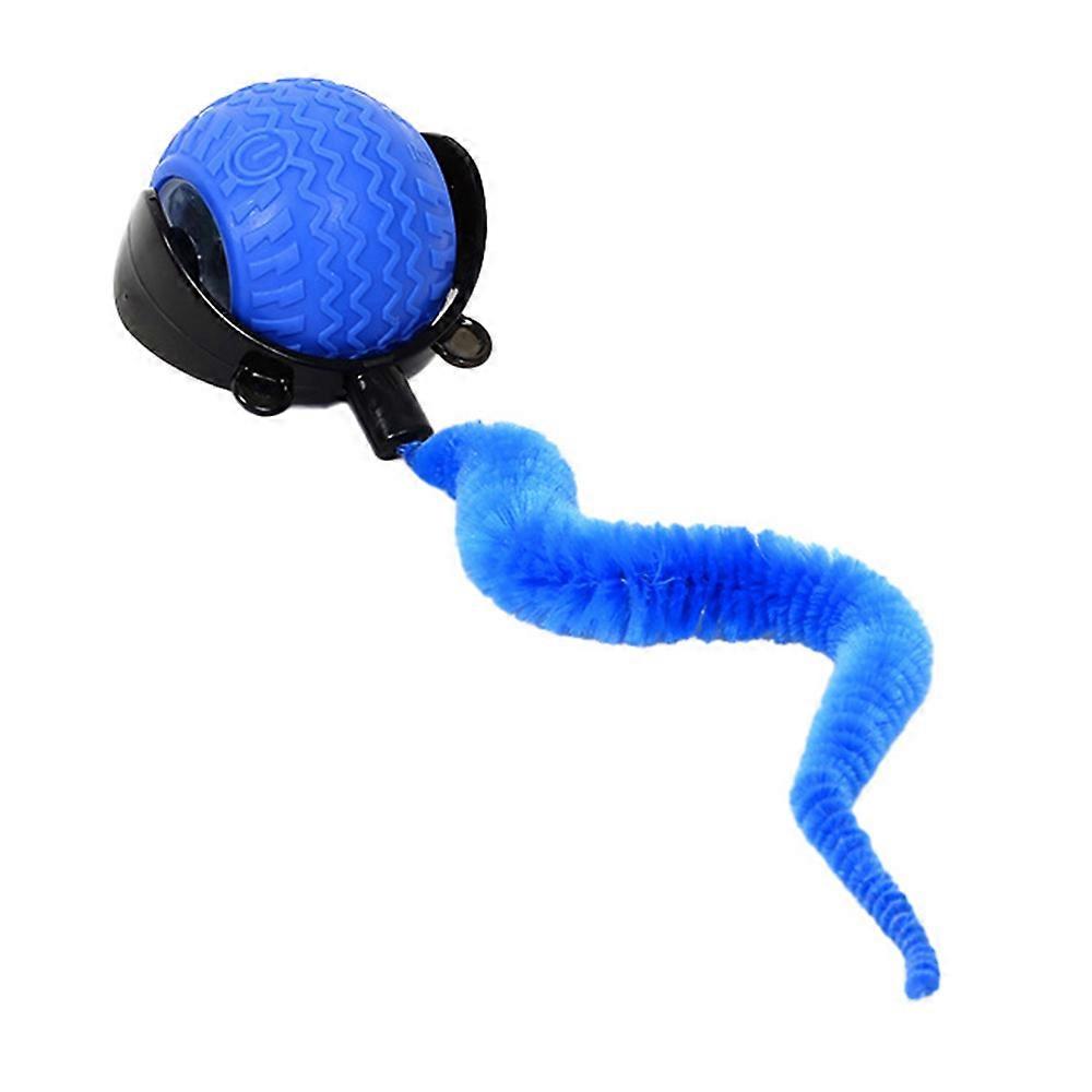 Interactive Automatic Rolling Ball Cat Toy with Tail Pet Chase Game