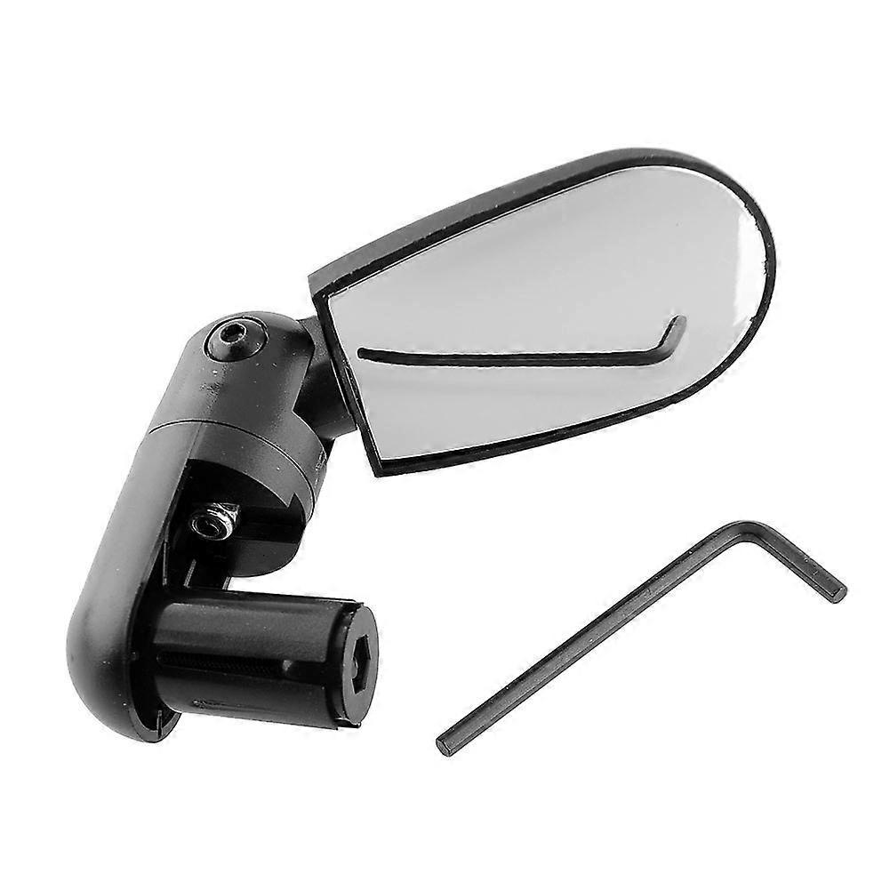 Bicycle Rear View Mirror, Universal Rotating Cycling Handlebar Wide Angle Rear View Mirror for Mountain Road Bicycle Accessories