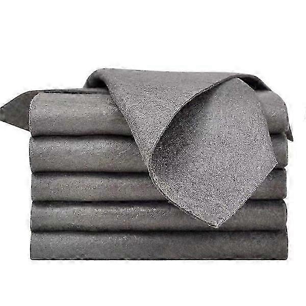 10-pack magic cloth cleaning cloth for cleaning windows, gla Dark grey