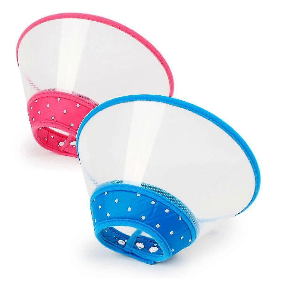 Pet Recovery Cone, Adjustable Clear Collar for Surgery Recovery