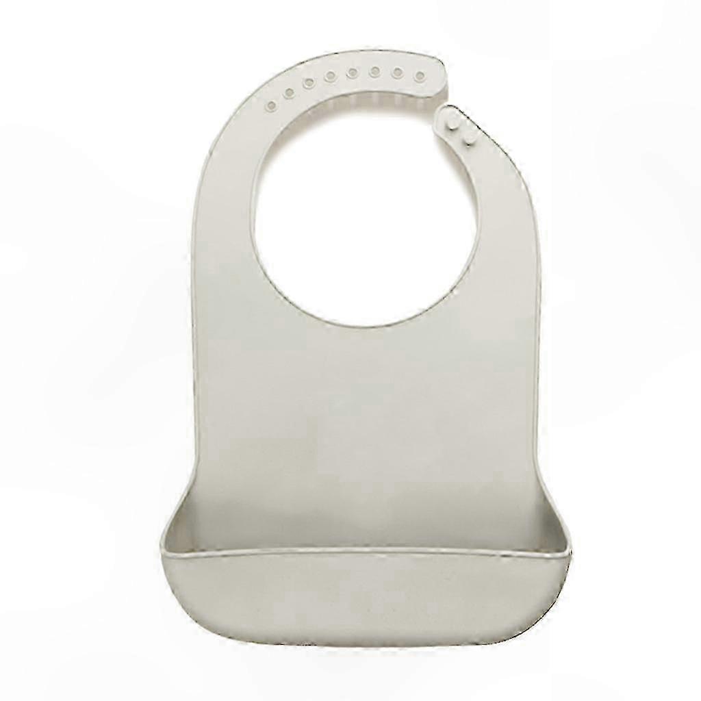 Silicone Waterproof Bib for Adults Unisex Pink Apron for Feeding and Drinking Leak-Proof Solution