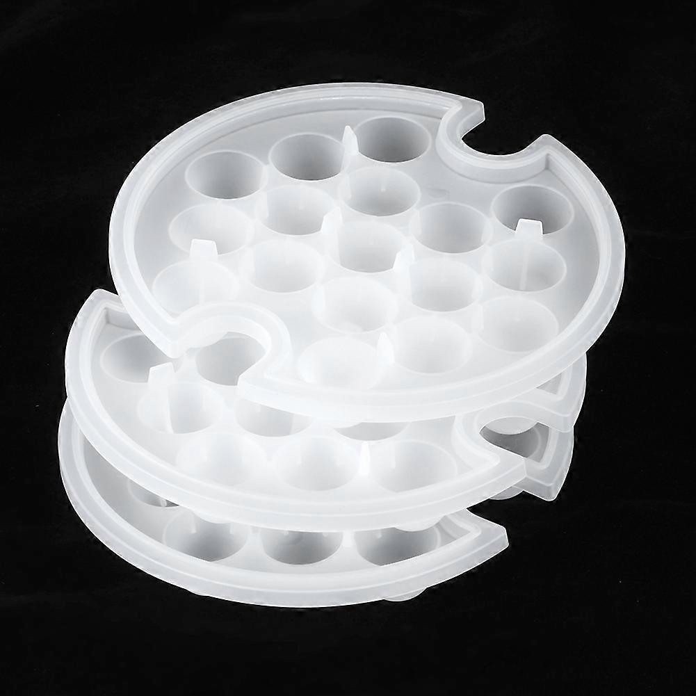 Flexible Silicone Ice Ball Maker Mold 1.1L 3 Layer 51 Grids