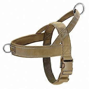 Nylon No-Pull Hundegeschirr mit Griff, reflektierende Trainingsweste für kleine, mittelgroße, große Hunde, Größe L-A