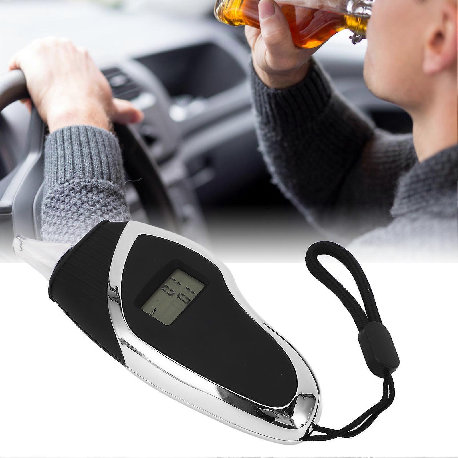 Handheld Digital Breath Tester BAC Meter 0.00-0.19% LED Display