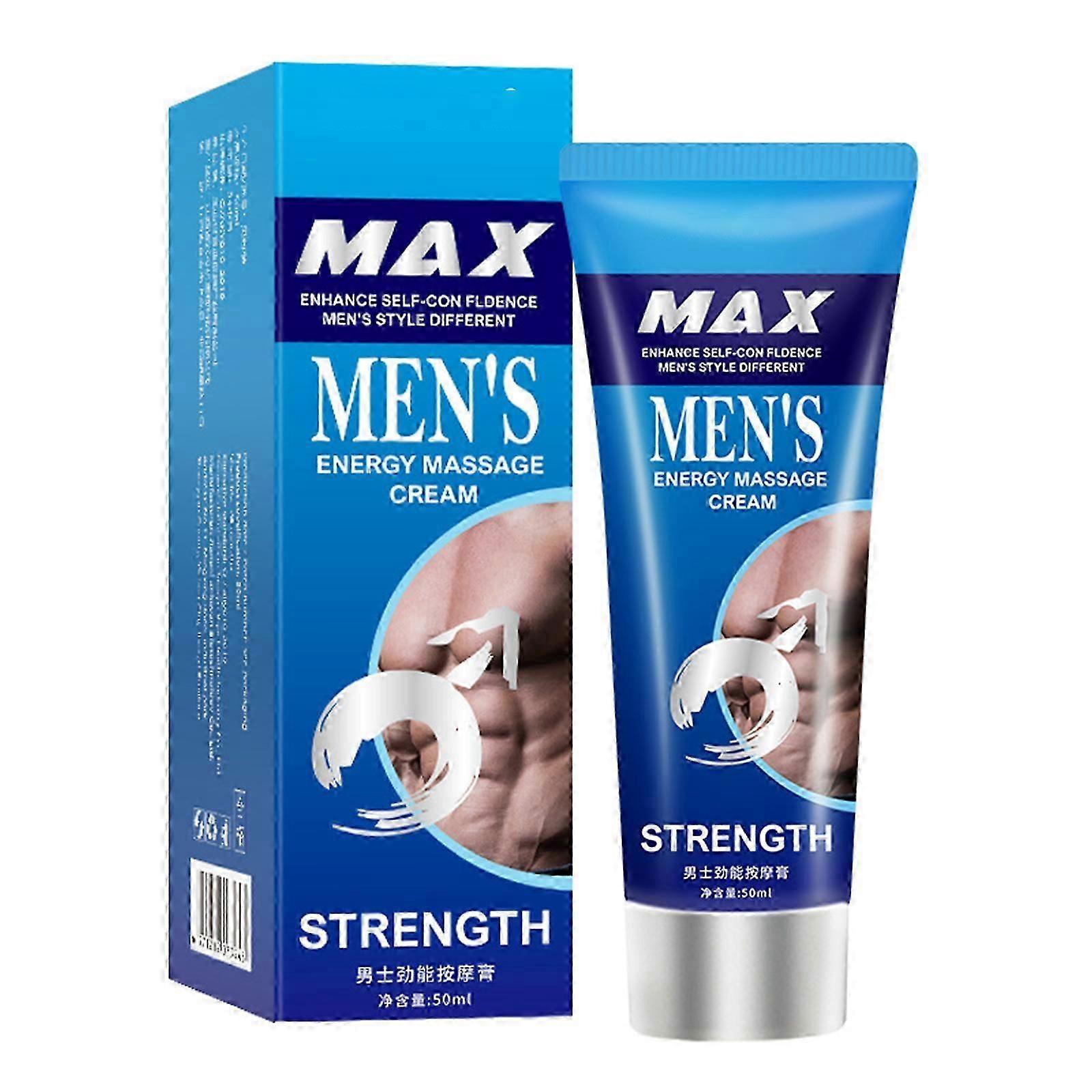 Thicker Longer Strong Erection Cream for Men, 60ml, Formulated for Extended Performance and Strength