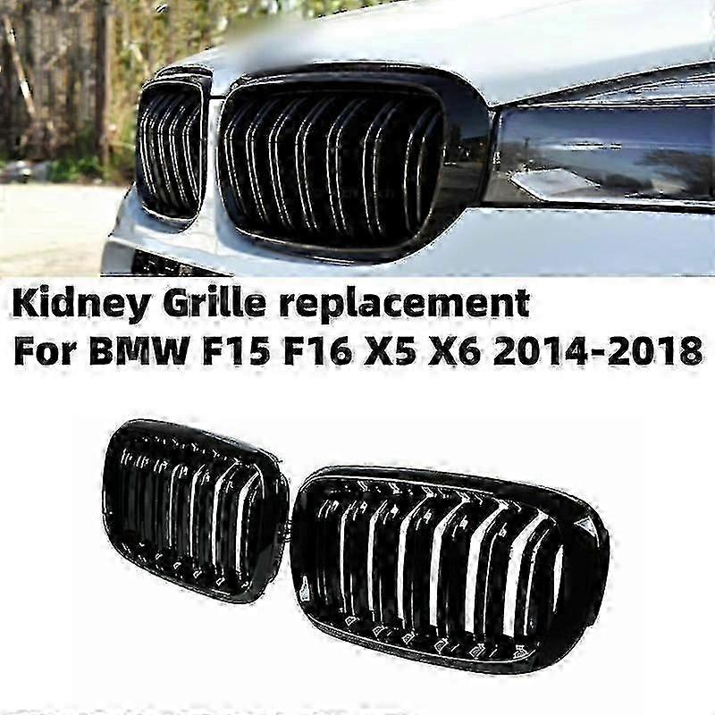 X5 F15 X6 F16 X5m F85 X6m F86 2014 - 2018 Glossy Car Grille Grill