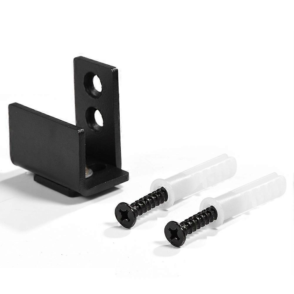 Black metal bottom guide type Barn Door for