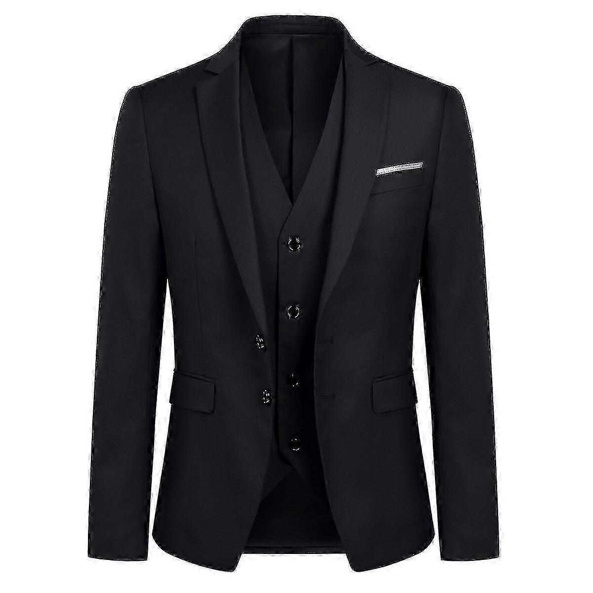 Pánské business sako Solid Slim Fit Jacket-FCY