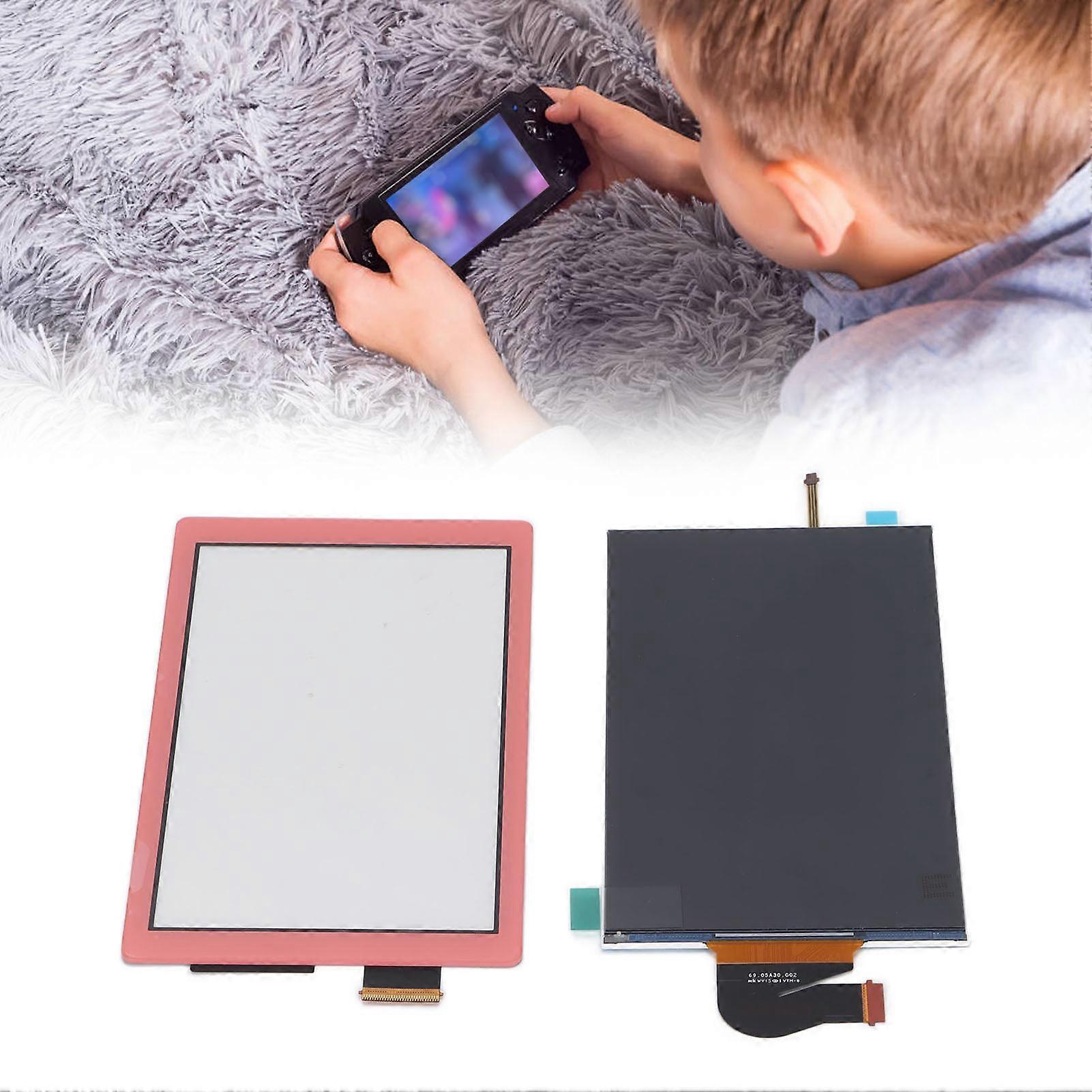 Pink Durable 5.5-inch LCD Touch Screen Replacement for Switch Lite