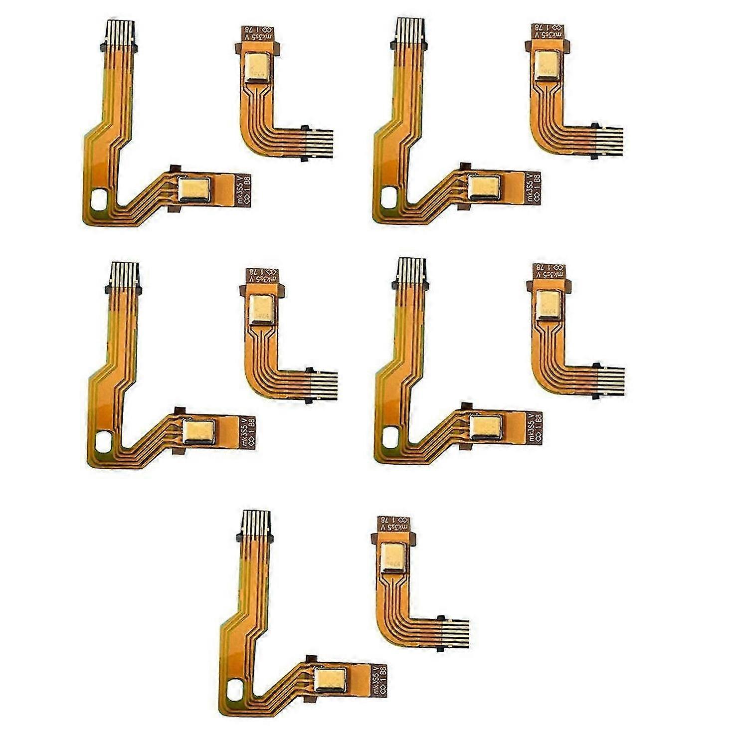 5 Pairs LR Microphone Flex Cable V2.0 for Game Console Inner Ribbon Cables Replace for Controller