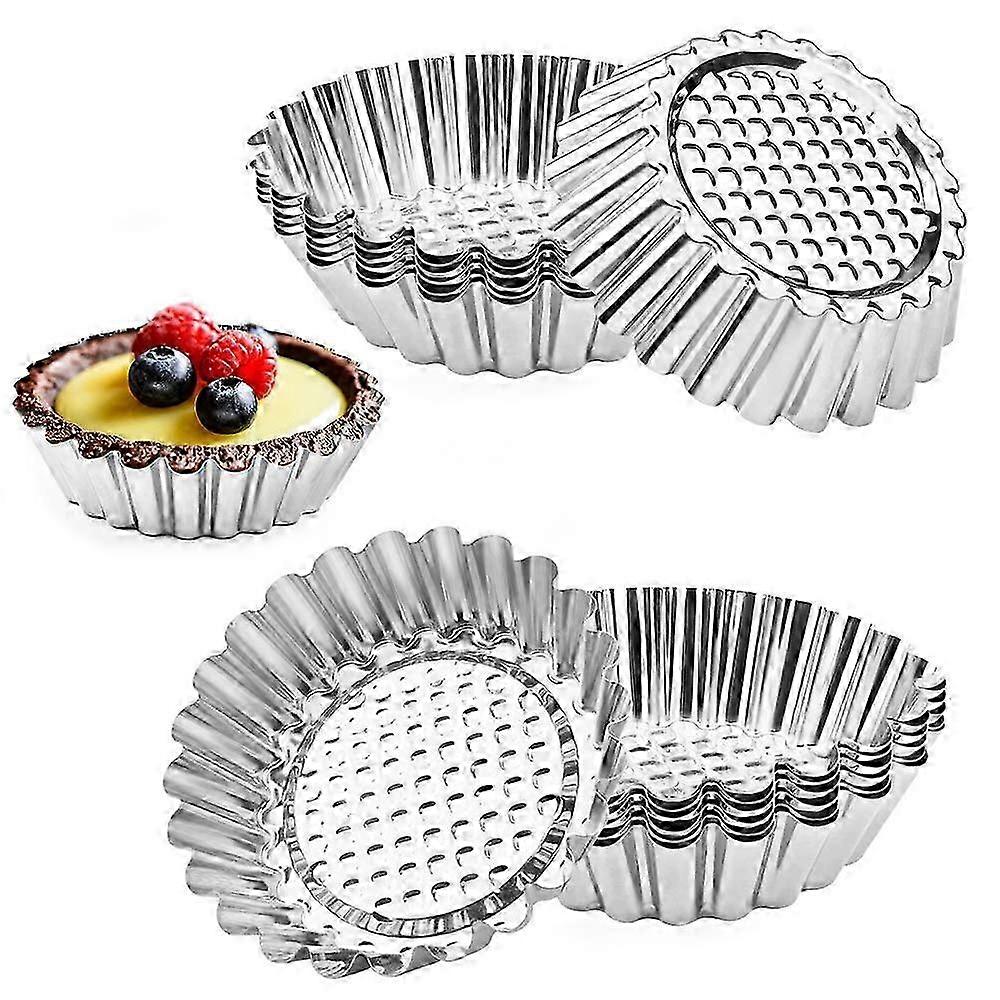 20-pack stainless steel cupcake molds 2025