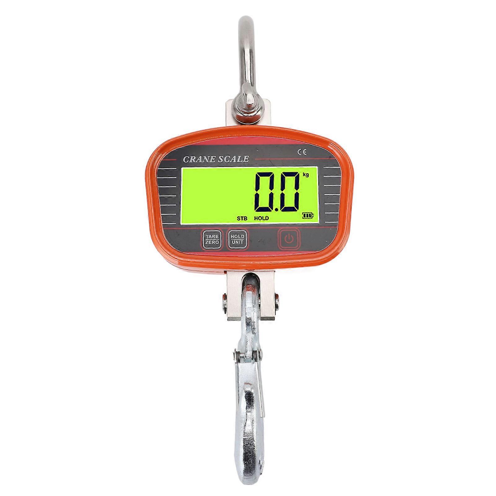 Digital Crane Scale P8 2000kg Heavy Duty LCD Orange with Remote